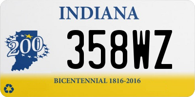 IN license plate 358WZ