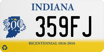 IN license plate 359FJ