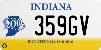 IN license plate 359GV