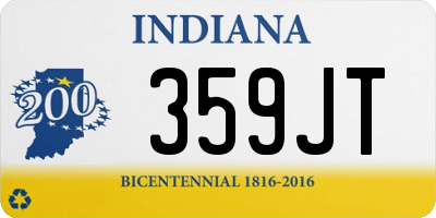 IN license plate 359JT