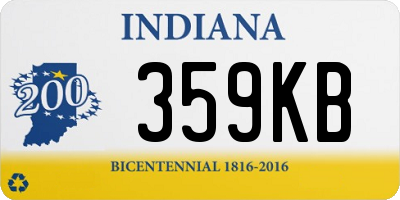 IN license plate 359KB