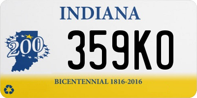 IN license plate 359KO