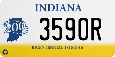 IN license plate 359OR