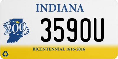 IN license plate 359OU