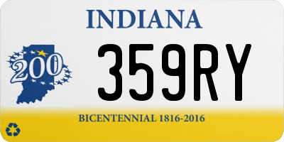 IN license plate 359RY