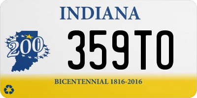 IN license plate 359TO