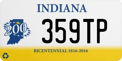 IN license plate 359TP