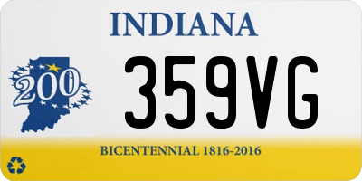 IN license plate 359VG