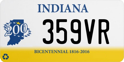 IN license plate 359VR