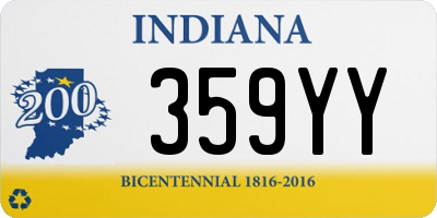 IN license plate 359YY