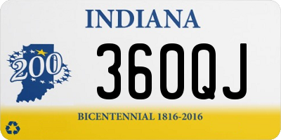 IN license plate 360QJ