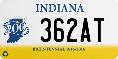 IN license plate 362AT