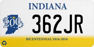 IN license plate 362JR