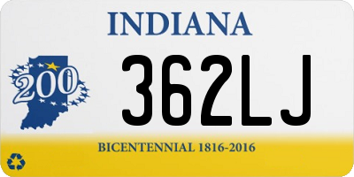 IN license plate 362LJ