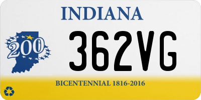 IN license plate 362VG