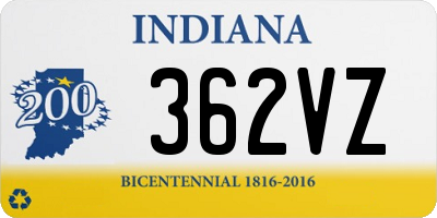 IN license plate 362VZ