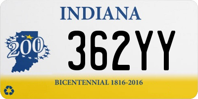 IN license plate 362YY