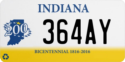 IN license plate 364AY