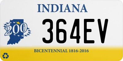 IN license plate 364EV