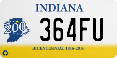 IN license plate 364FU