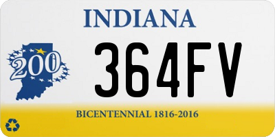 IN license plate 364FV