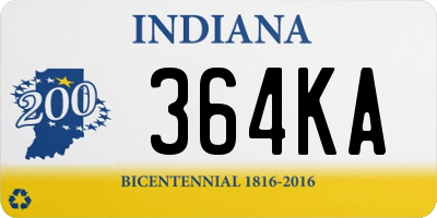 IN license plate 364KA