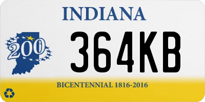 IN license plate 364KB