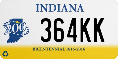 IN license plate 364KK