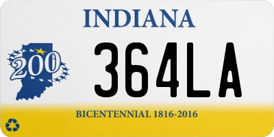 IN license plate 364LA