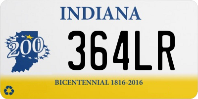 IN license plate 364LR