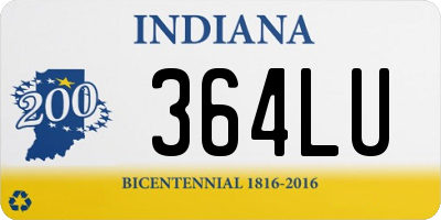 IN license plate 364LU