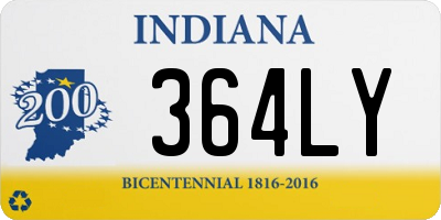 IN license plate 364LY