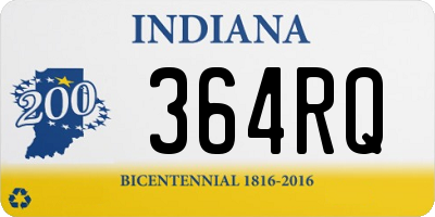 IN license plate 364RQ