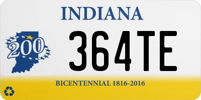 IN license plate 364TE