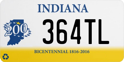 IN license plate 364TL