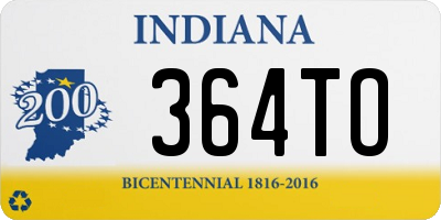 IN license plate 364TO
