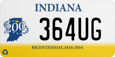 IN license plate 364UG