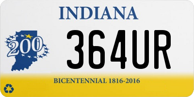 IN license plate 364UR