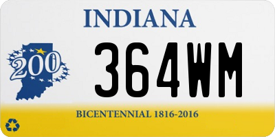 IN license plate 364WM