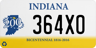 IN license plate 364XO