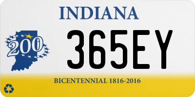 IN license plate 365EY