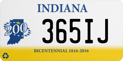 IN license plate 365IJ