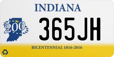 IN license plate 365JH