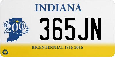 IN license plate 365JN