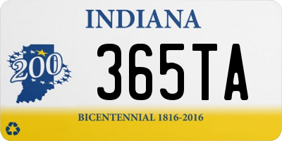 IN license plate 365TA