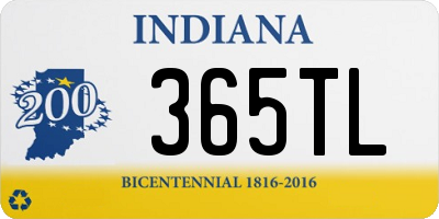 IN license plate 365TL