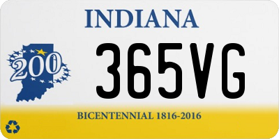IN license plate 365VG