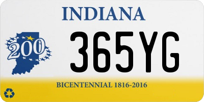 IN license plate 365YG