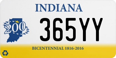 IN license plate 365YY