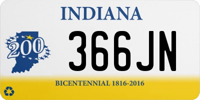 IN license plate 366JN